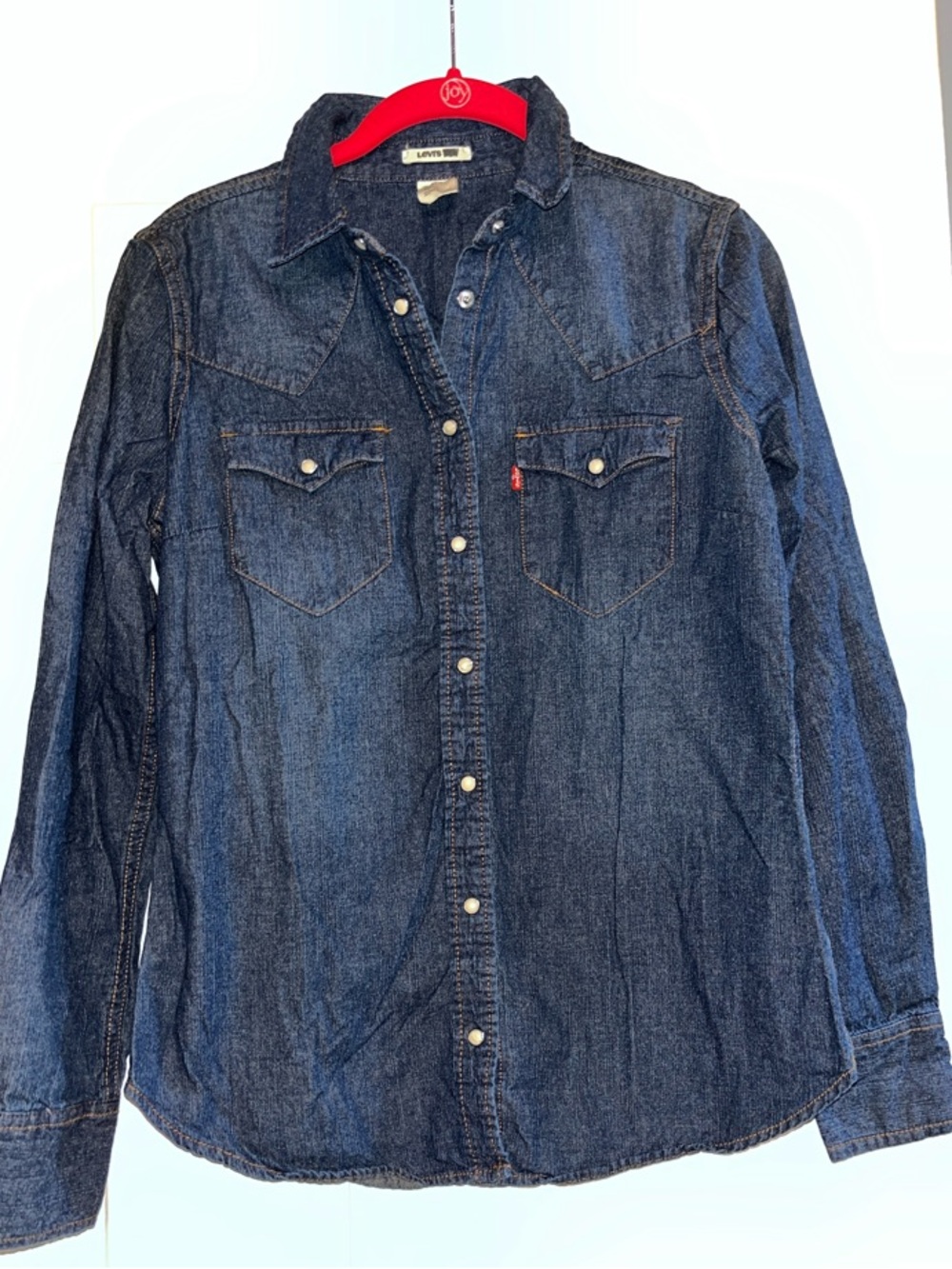 Levi's Indigo Blue Denim Western Shirt